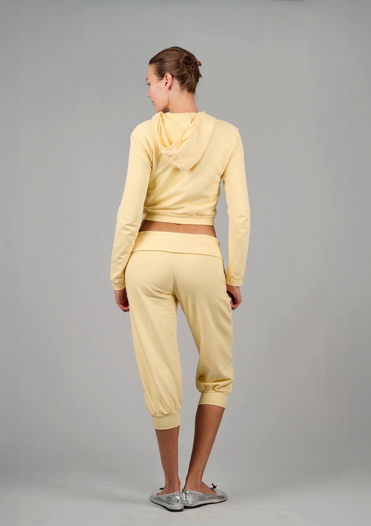 ‘Weekender’ Capri Track Pant - Lemon Yellow