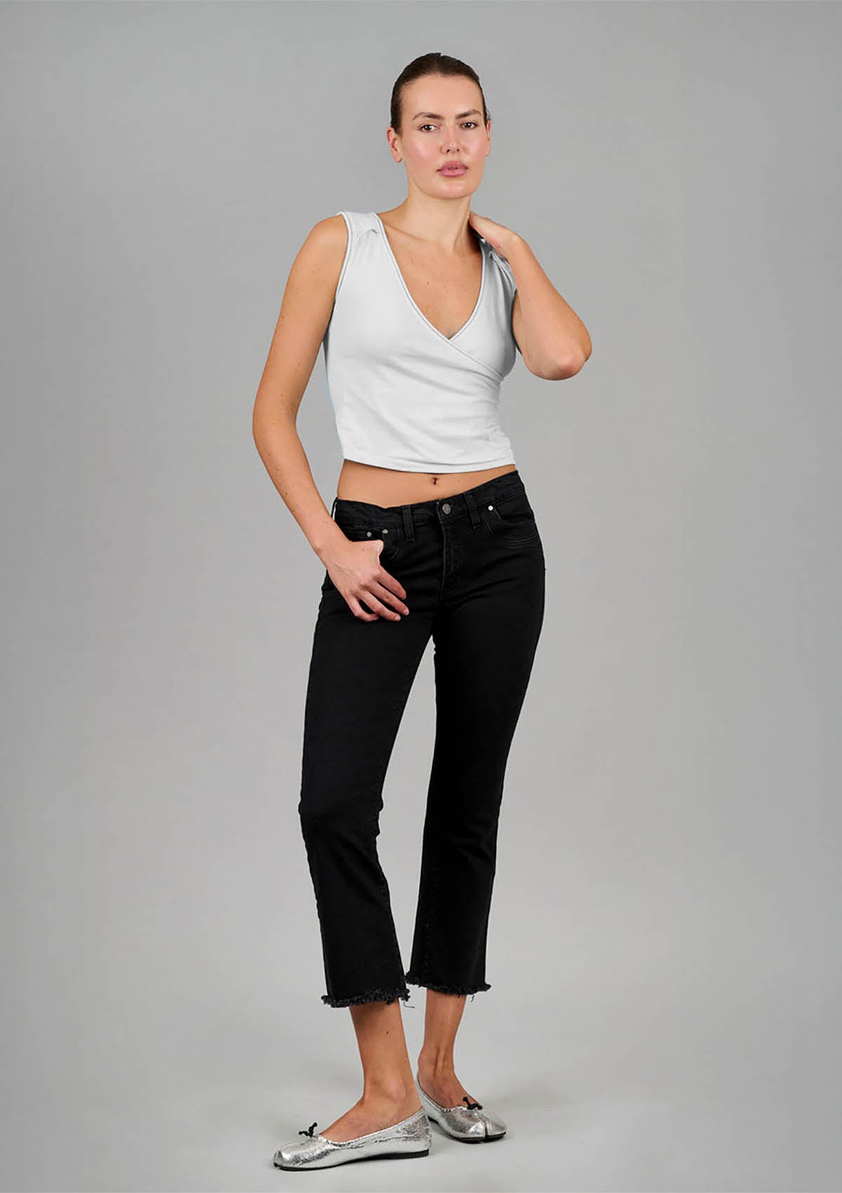 No Biggie Top - White