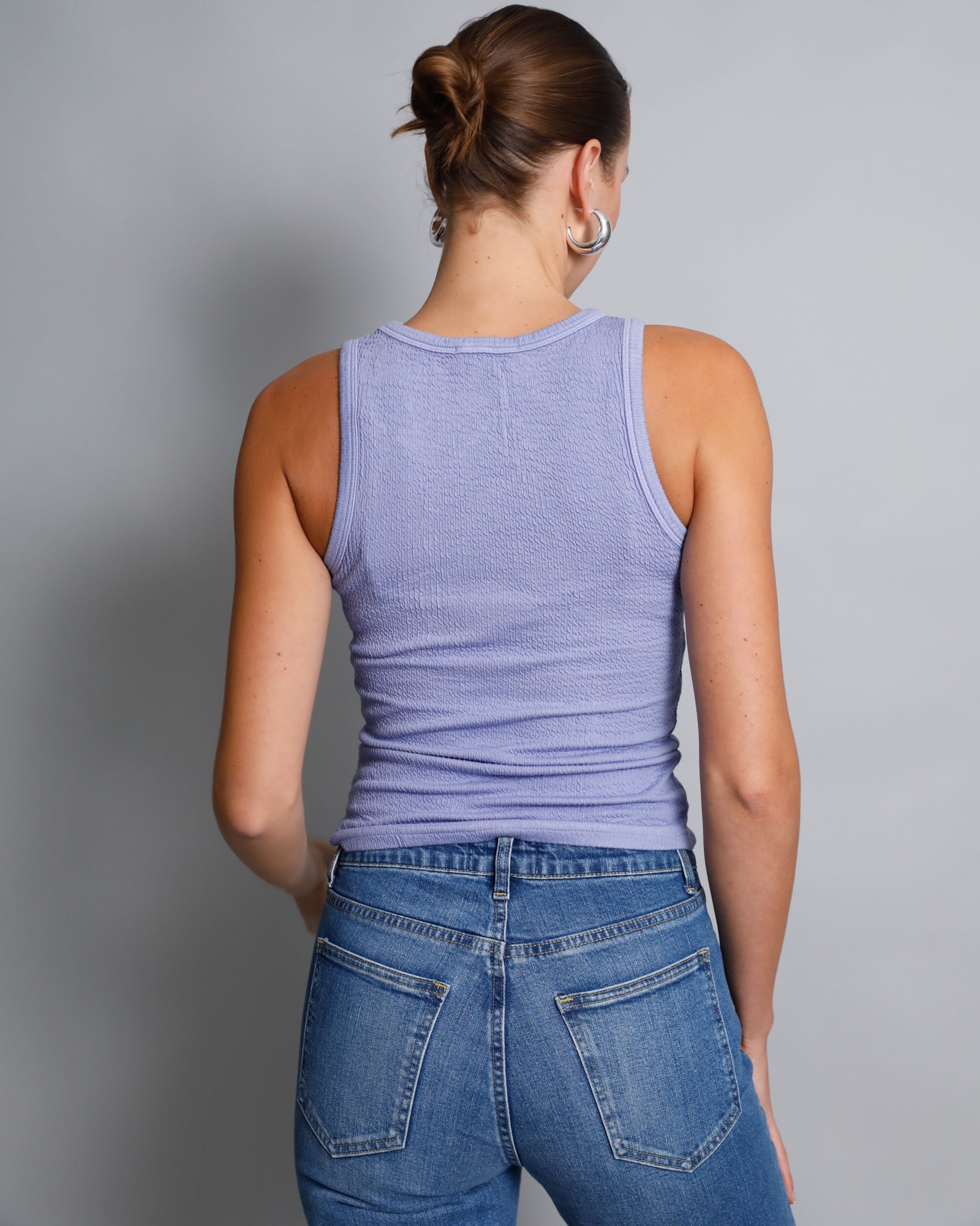 Jade Seersucker Cami - Lilac