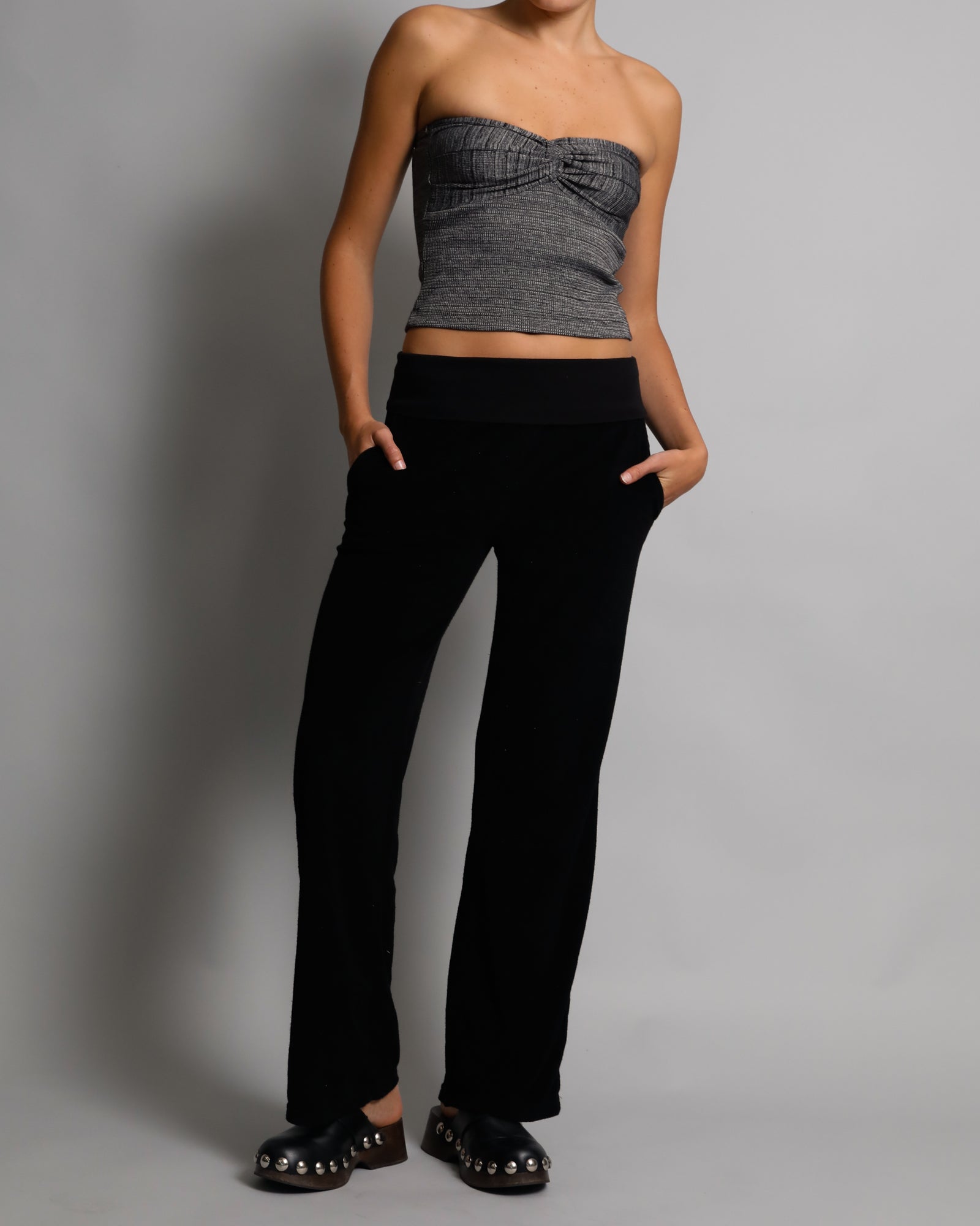 Tabi French Terry Pant - Black