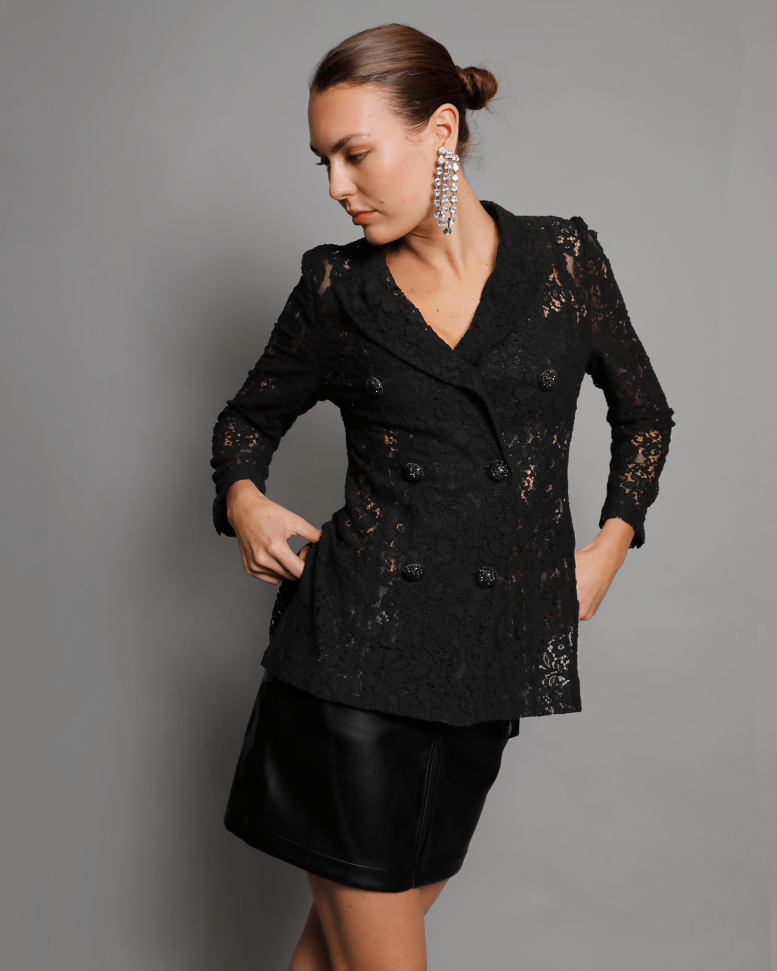 Chrissy Lace Blazer