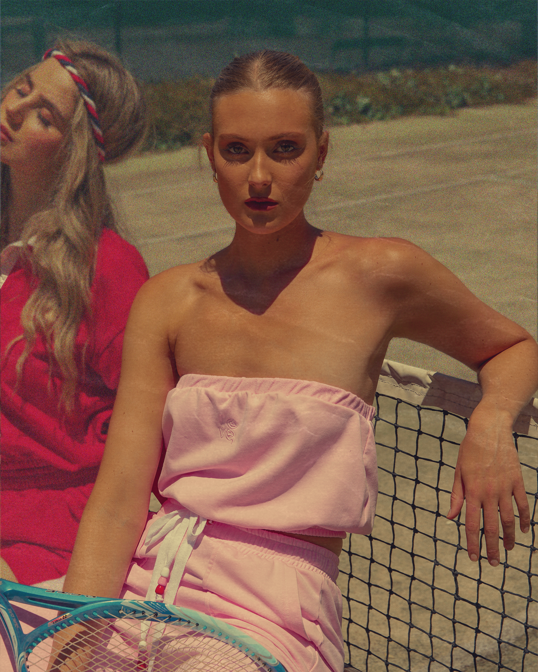 Deuce Terry Boob Tube - Pink