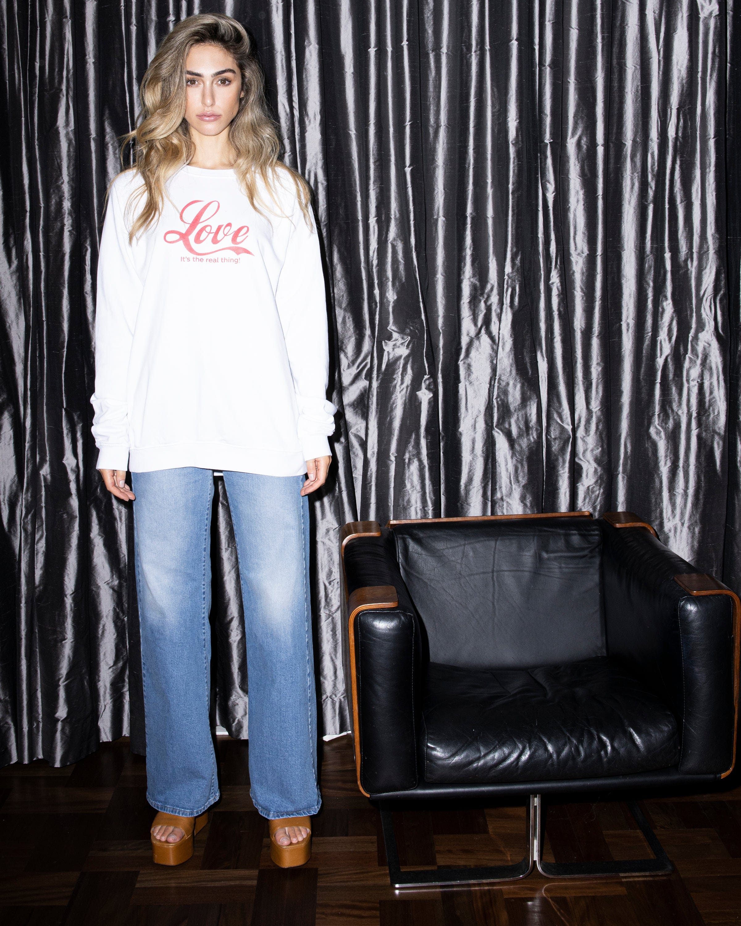 Real Thing Sweatshirt - White