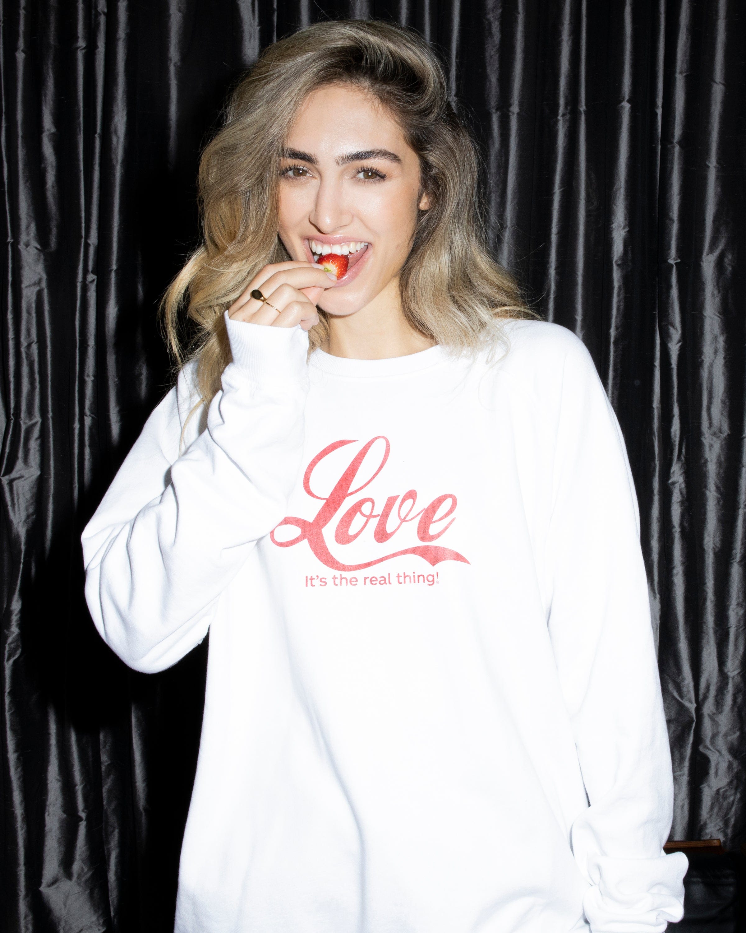 Real Thing Sweatshirt - White