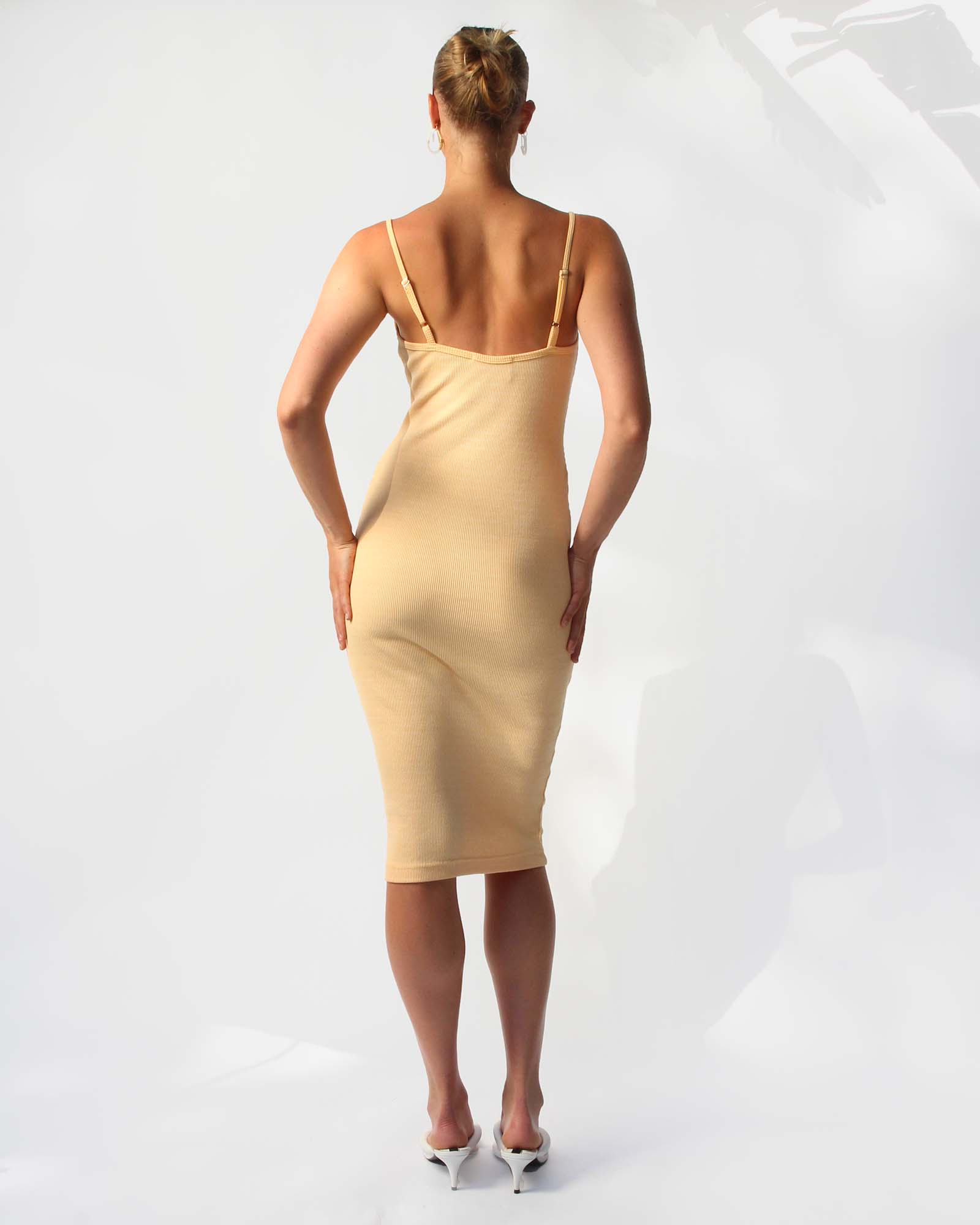 Laced In Love Midi Dress - Aperol