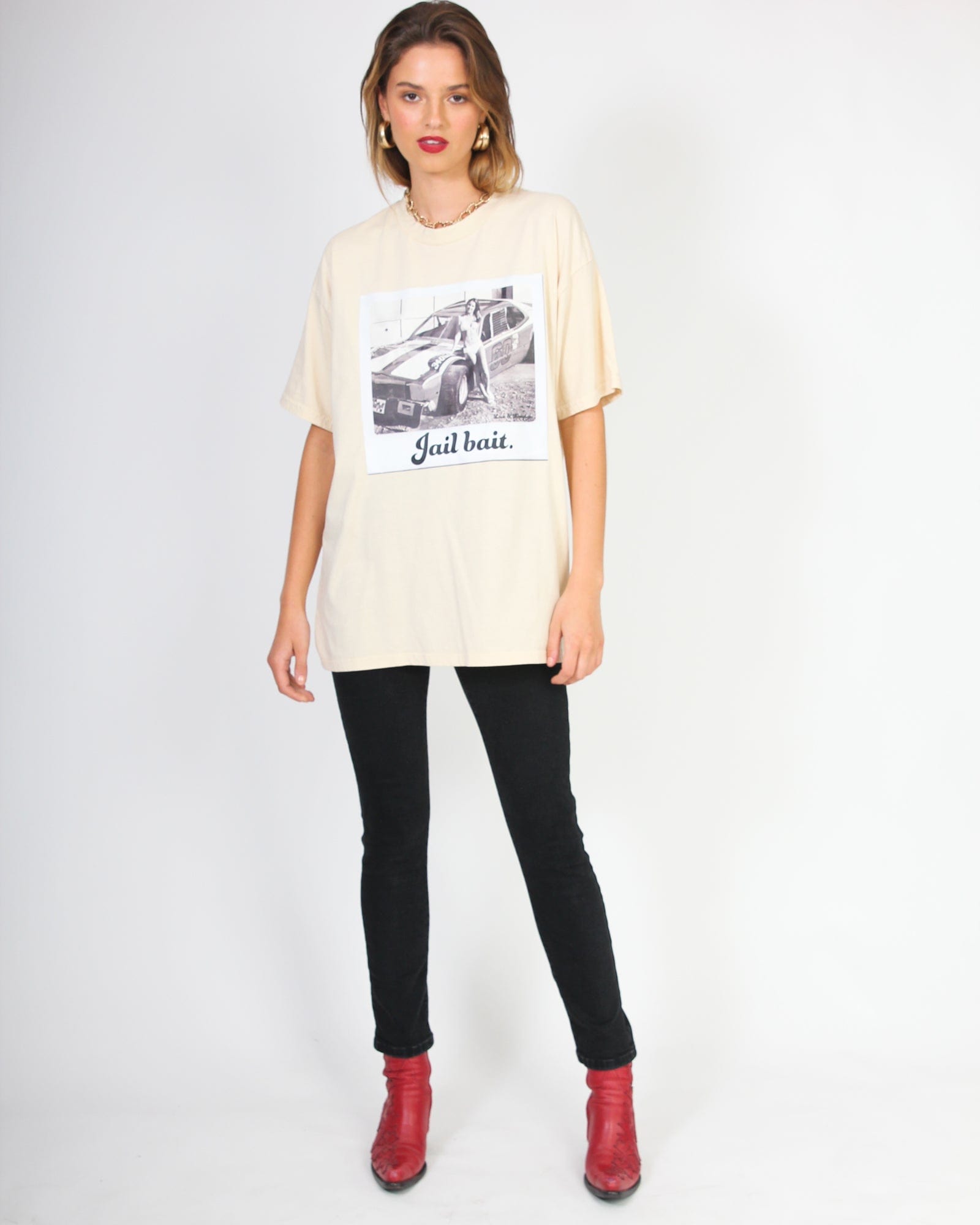 Jail Bait Tee - Milk