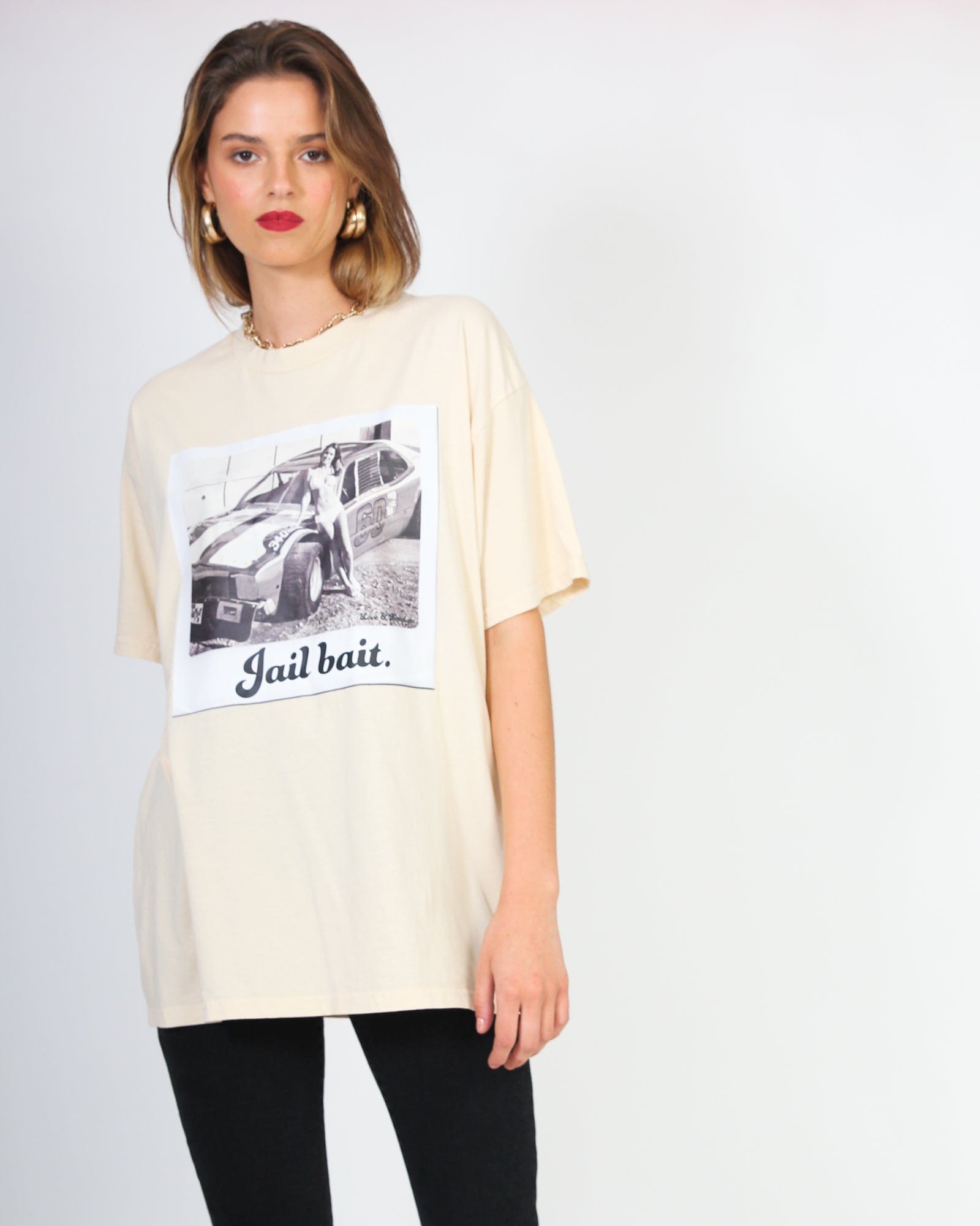 Jail Bait Tee - Milk