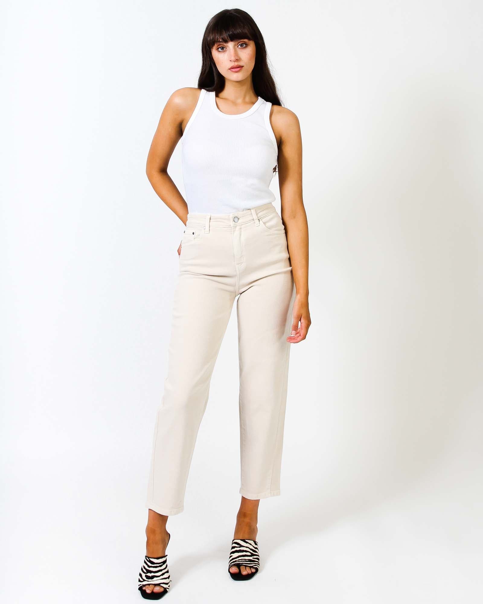 Karen 80's Mum Jean - Ecru