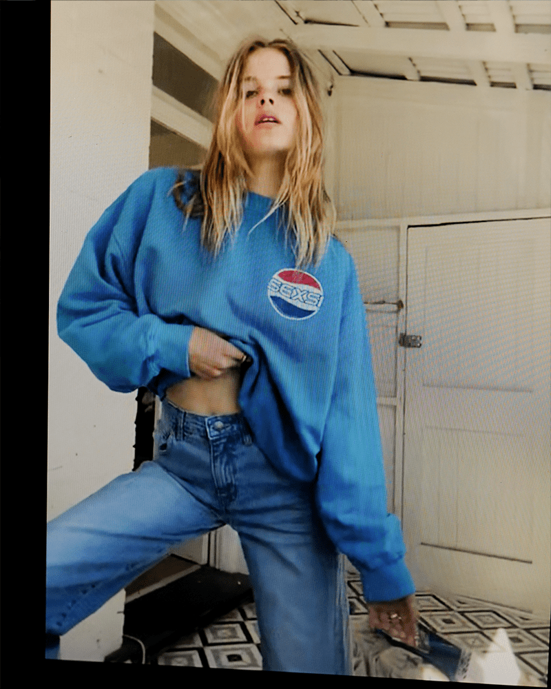 Sexsi Sweatshirt - Blue