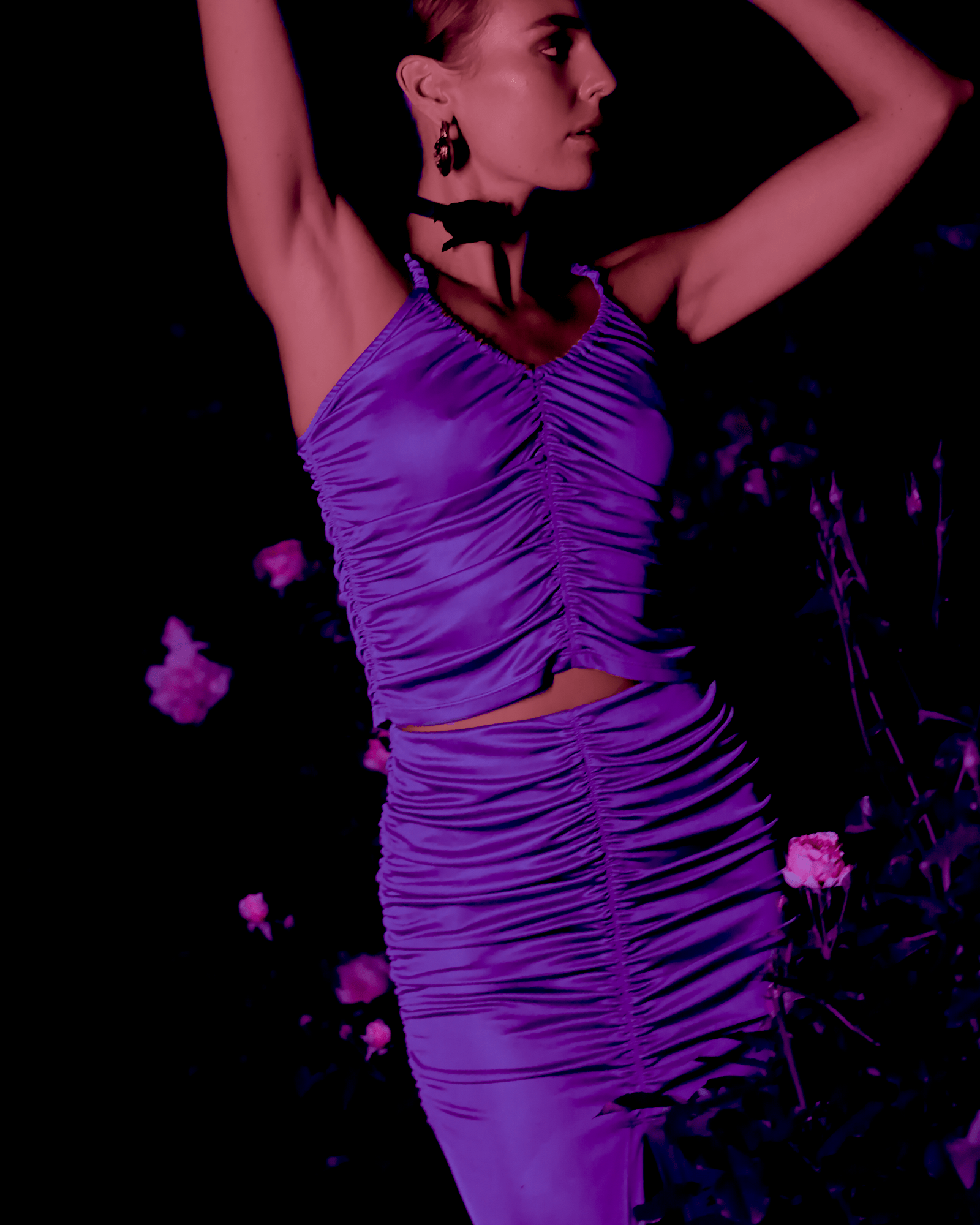 Babooshka Top - Iris Purple