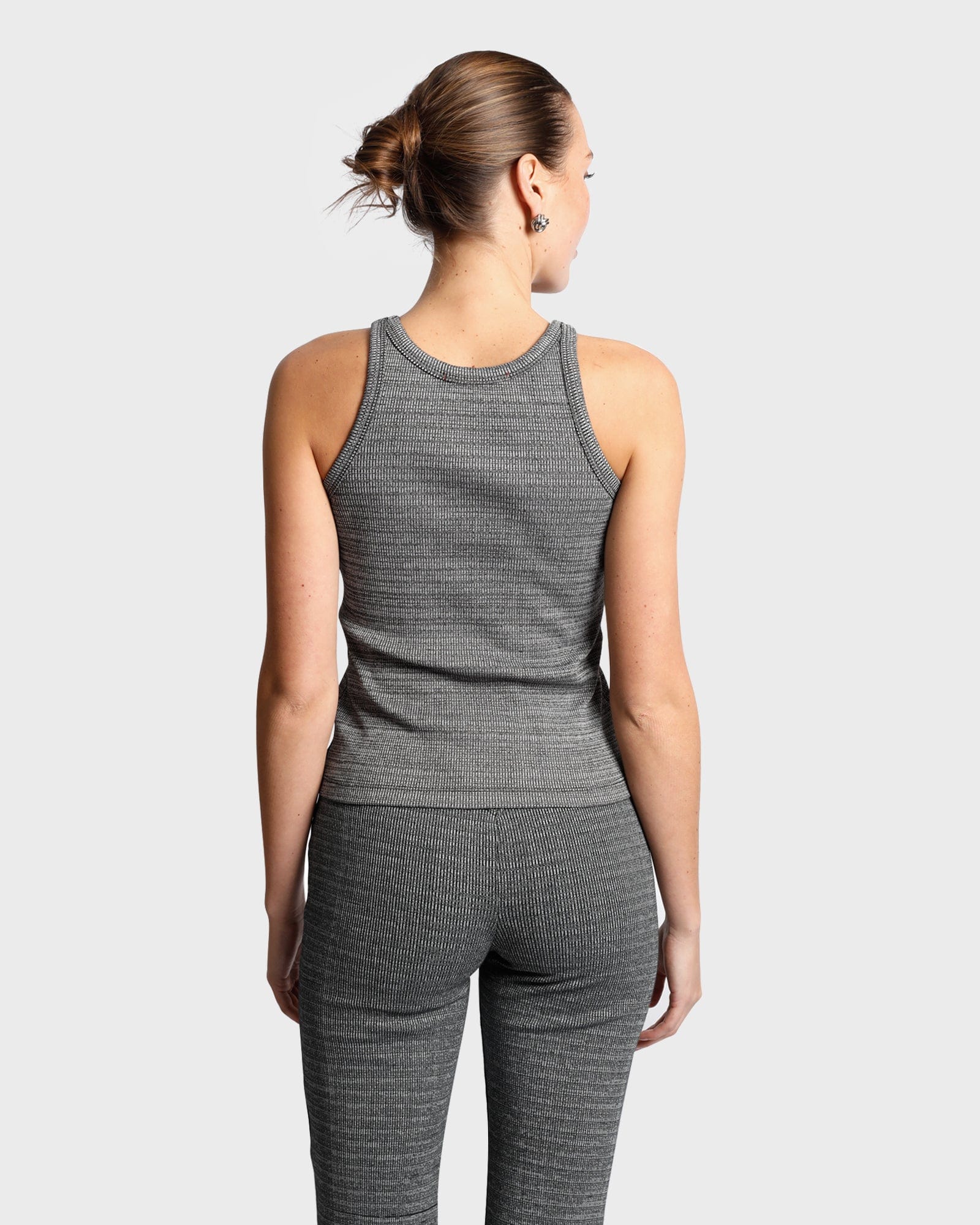 Heart Racer Singlet - Coal Black