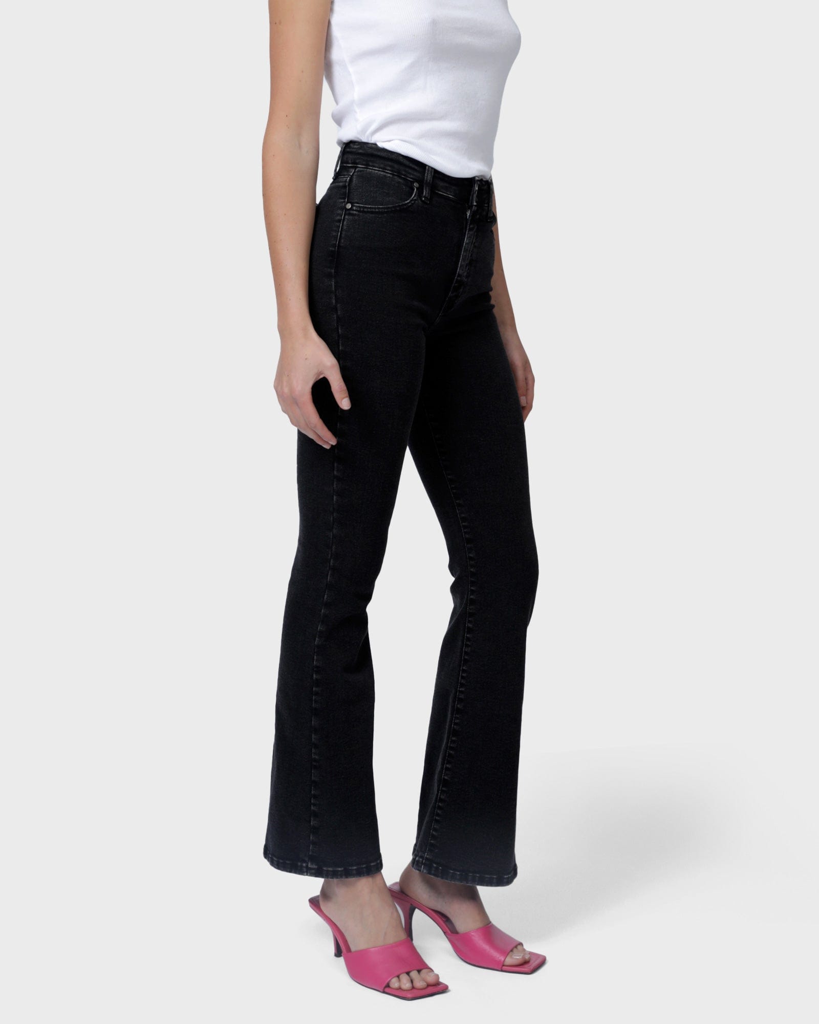 BILLY Bootleg 'Loves All' Organic Jean - Jett Black