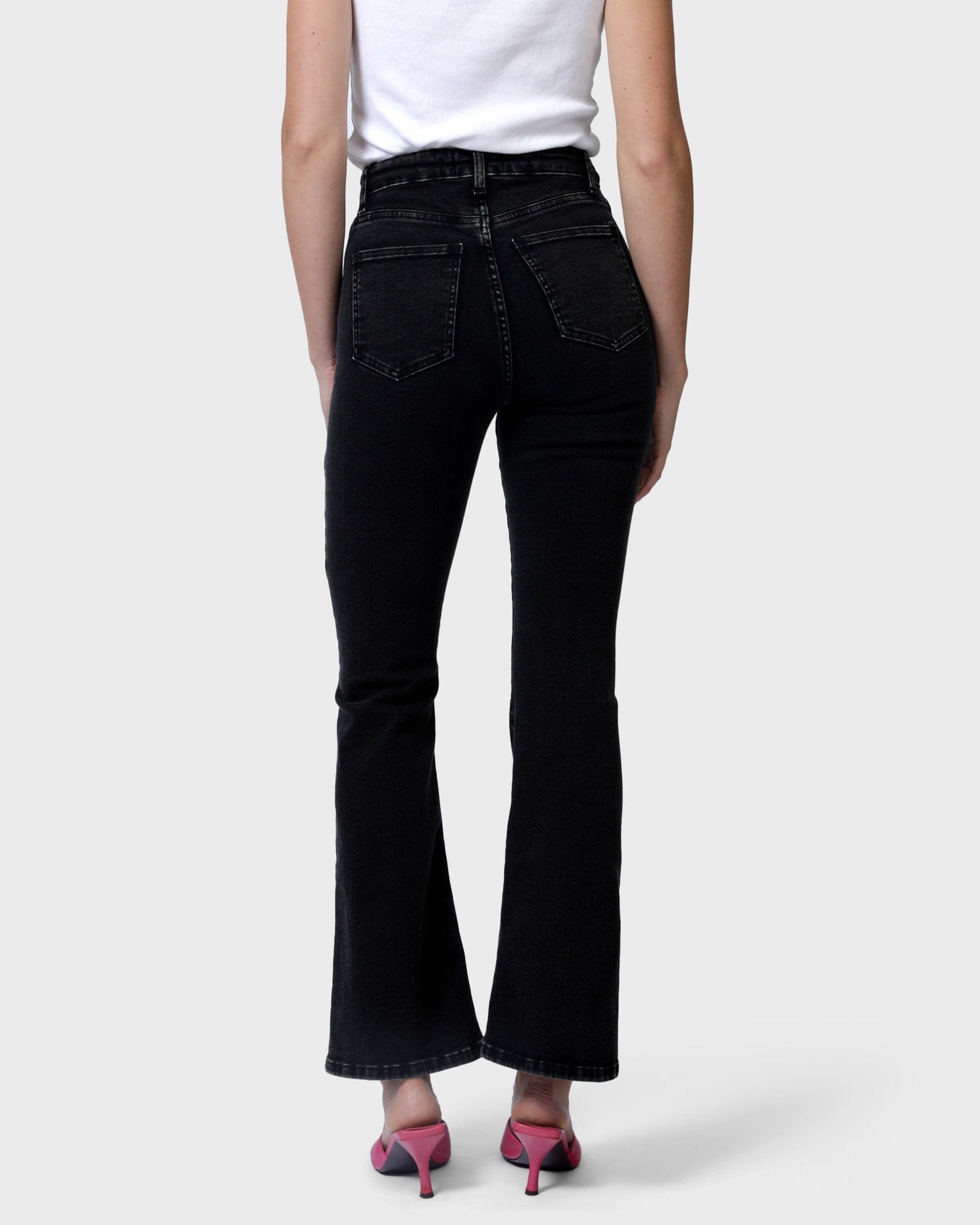 BILLY Bootleg 'Loves All' Organic Jean - Jett Black