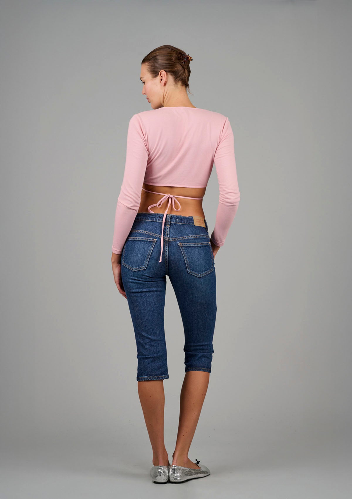 Cross Your Heart Wrap Top - Blush Pink
