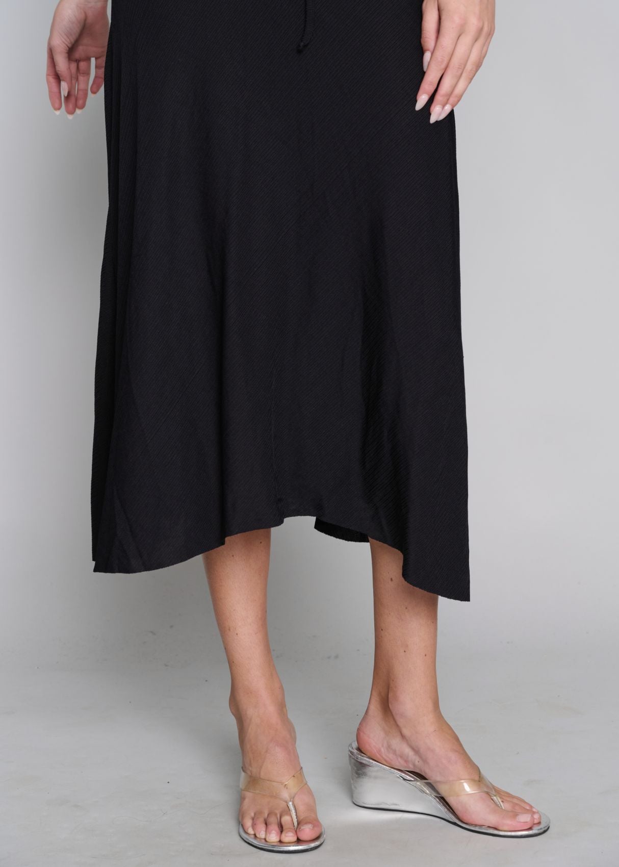 Alexa Asymmetrical Skirt - Black