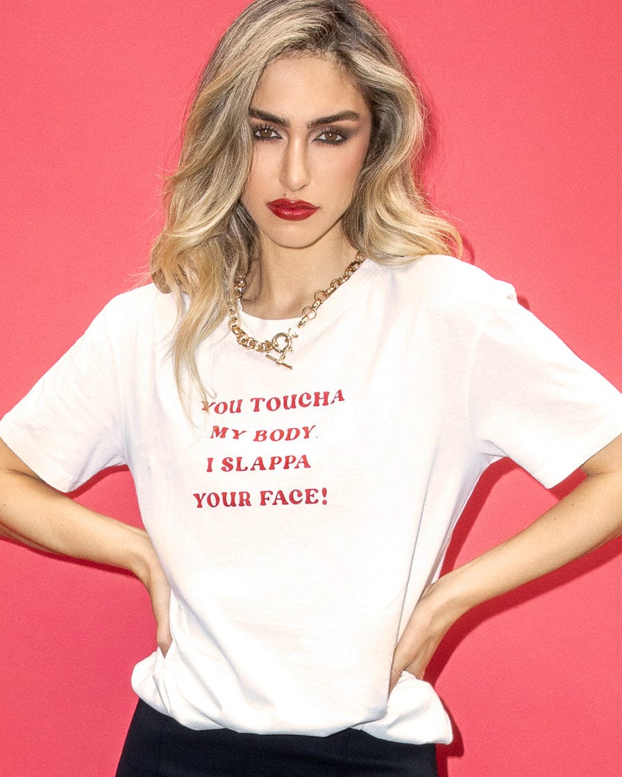Don't Touch Vintage T-Shirt - White
