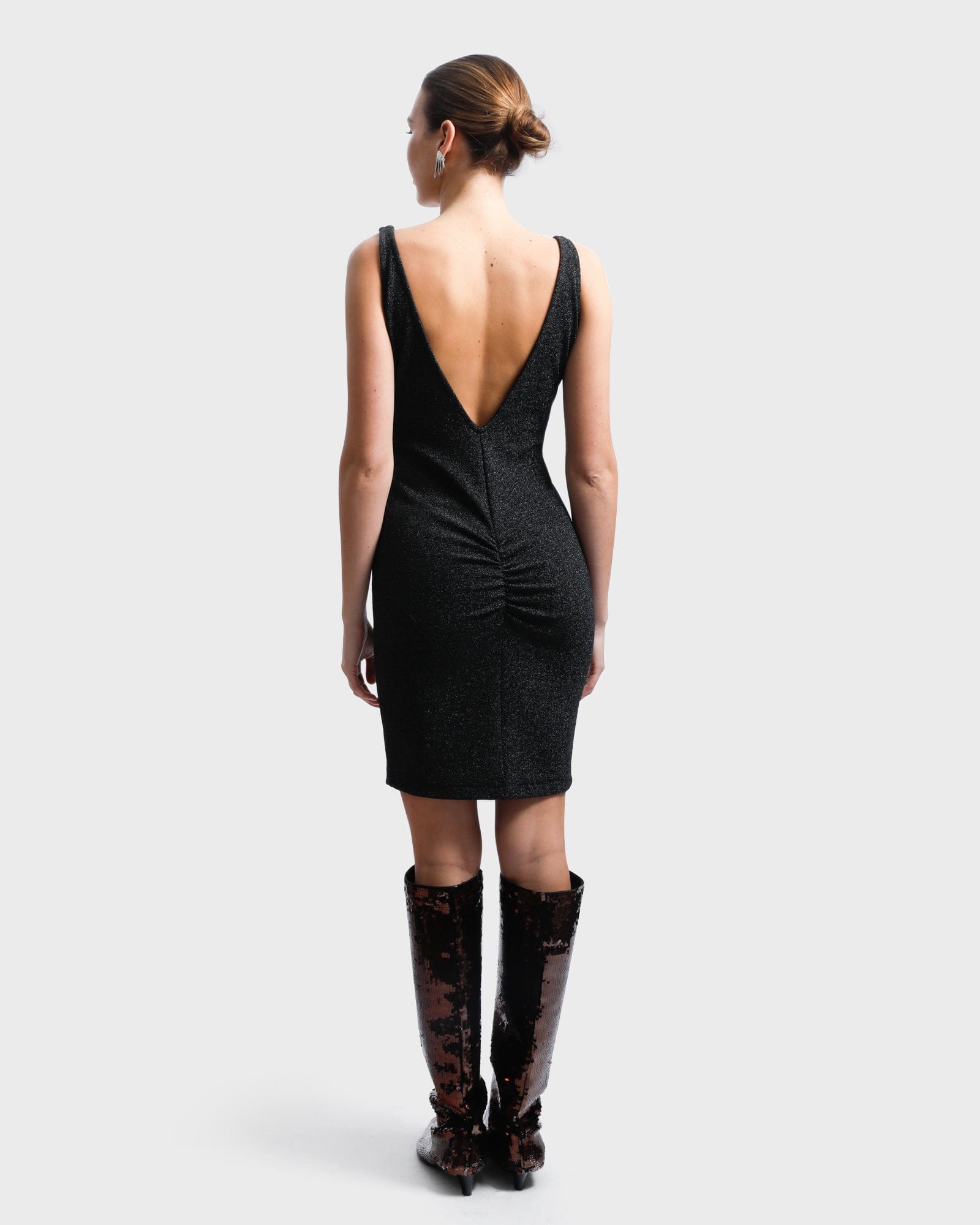Diana Lurex Dress - Black