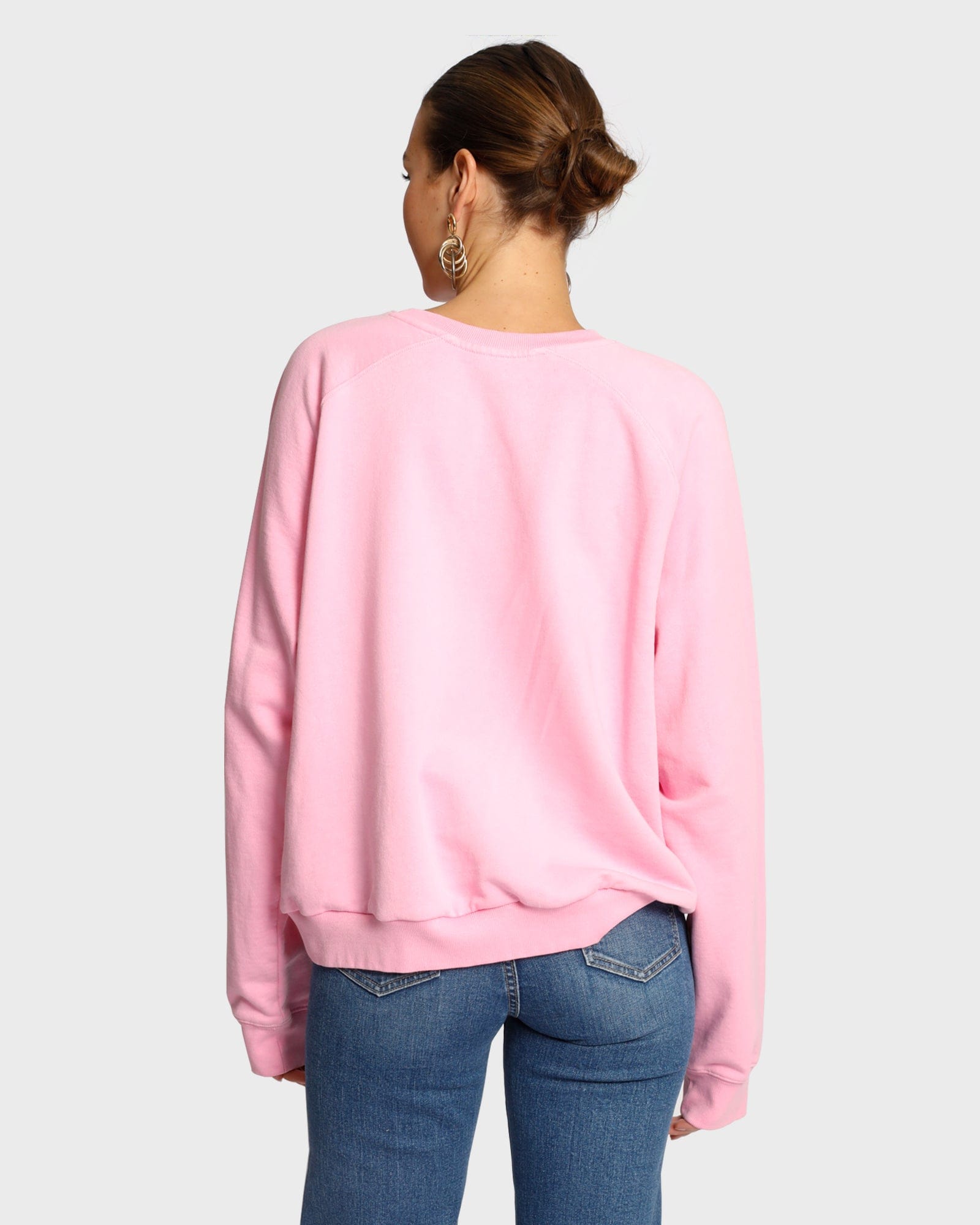 Real Thing Raglan Sweatshirt - Candy Pink